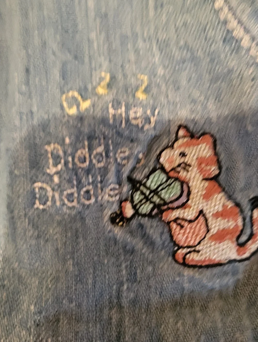Vintage Carter's Denim Dress - Picture 2 of 3